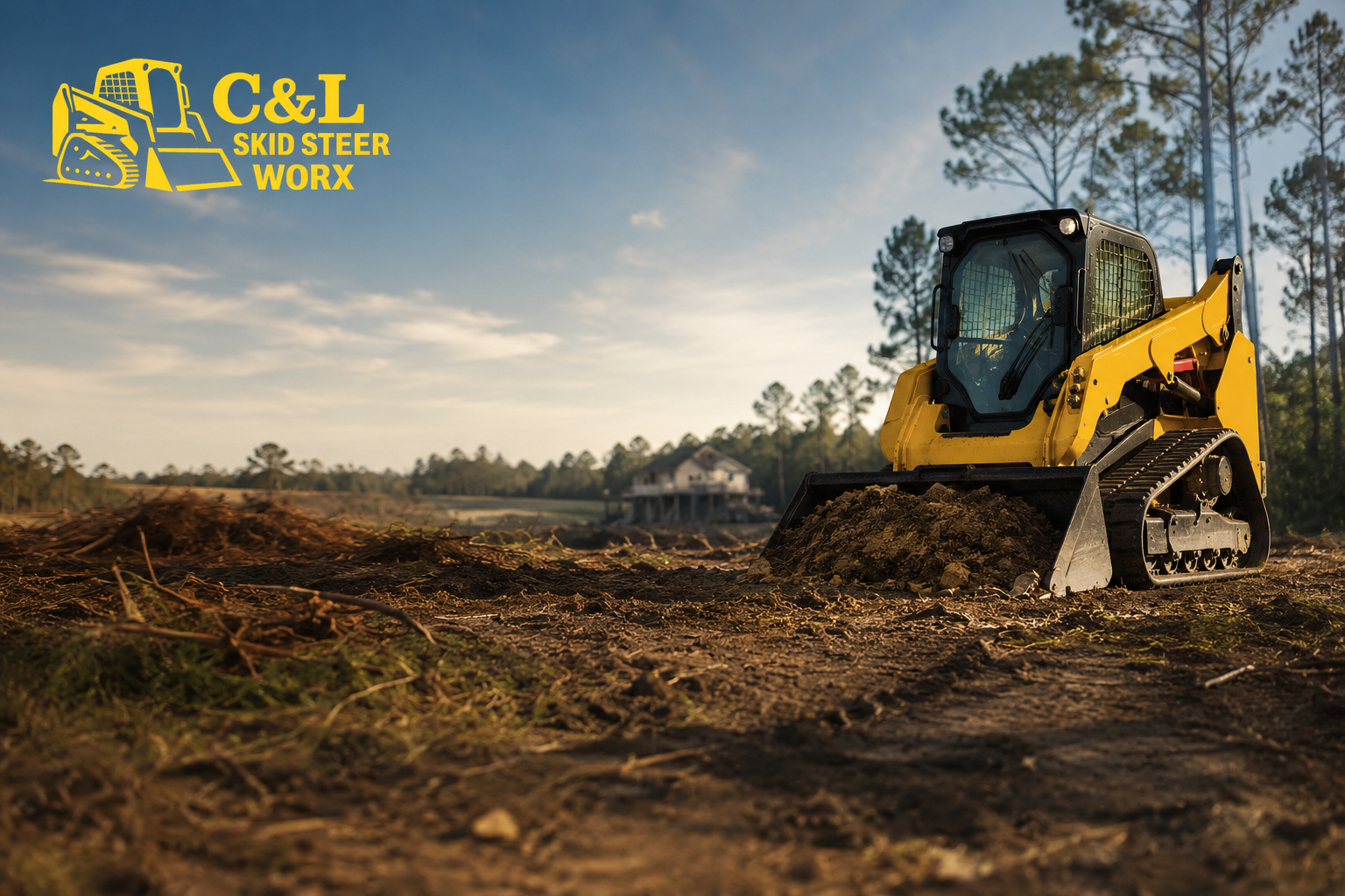 How C&L Skid Steer Worx Prepares Land for New Construction in Yemassee