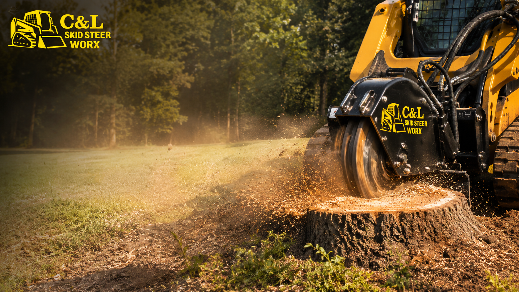 Stump Grinding vs. Stump Removal: C&L Skid Steer Worx Explains the Difference